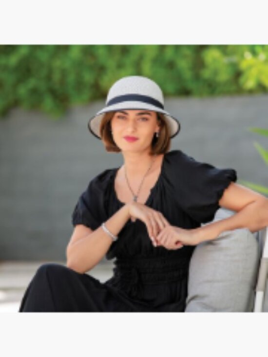 UPF 50+ Wide Brim Sun Hat with Drawstring, Packable Design main image 4